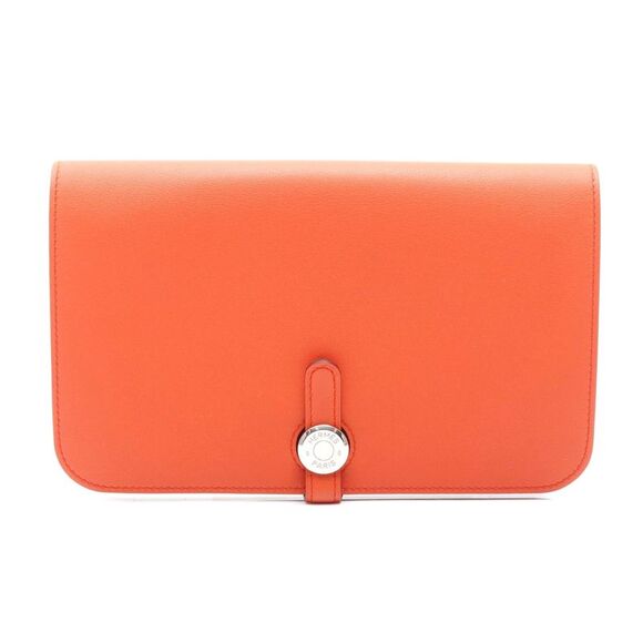 Hermes Dogon Duo GM Leather Wallet - Picture 1 of 7